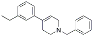 1-BENZYL-4-(3-ETHYL-PHENYL)-1,2,3,6-TETRAHYDRO-PYRIDINE Struktur