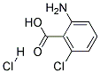 2-AMINO-6-CHLOROBENZOIC ACID, HYDROCHLORIDE Struktur