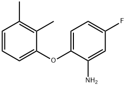 2-(2,3-DIMETHYLPHENOXY)-5-FLUOROANILINE Struktur