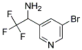 1-(5-BROMO-PYRIDIN-3-YL)-2,2,2-TRIFLUORO-ETHYLAMINE Struktur