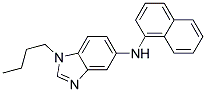 (1-BUTYL-1H-BENZOIMIDAZOL-5-YL)-NAPHTHALEN-1-YL-AMINE Struktur