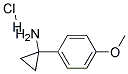 1-(4-METHOXY-PHENYL)-CYCLOPROPYLAMINE HYDROCHLORIDE Struktur