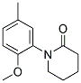 1-(2-METHOXY-5-METHYL-PHENYL)-PIPERIDIN-2-ONE Struktur