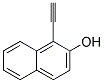 1-ETHYNYL-2-HYDROXY-NAPHTHALENE Struktur