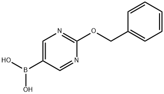 [2-(BENZYLOXY)PYRIMIDIN-5-YL]BORONIC ACID Structure