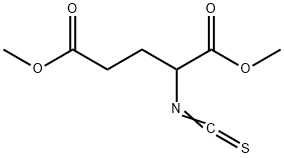 2-ISOTHIOCYANATO-PENTANEDIOIC ACID DIMETHYL ESTER Struktur