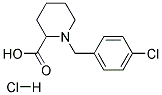 1-(4-CHLORO-BENZYL)-PIPERIDINE-2-CARBOXYLIC ACID HYDROCHLORIDE Struktur