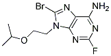 2-FLUORO-8-BROMO-9-(2-ISOPROPOXY-ETHYL)ADENINE Struktur