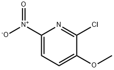 2-CHLORO-3-METHOXY-6-NITRO-PYRIDINE Struktur