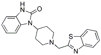 1-[1-(1,3-BENZOTHIAZOL-2-YLMETHYL)PIPERIDIN-4-YL]-1,3-DIHYDRO-2H-BENZIMIDAZOL-2-ONE Struktur