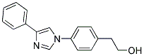 2-[4-(4-PHENYL-IMIDAZOL-1-YL)-PHENYL]-ETHANOL Struktur