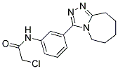 2-CHLORO-N-[3-(6,7,8,9-TETRAHYDRO-5H-[1,2,4]TRIAZOLO[4,3-A]AZEPIN-3-YL)PHENYL]ACETAMIDE Struktur