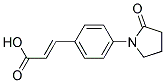 (2E)-3-[4-(2-OXOPYRROLIDIN-1-YL)PHENYL]ACRYLIC ACID Struktur