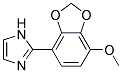 2-(7-METHOXY-BENZO[1,3]DIOXOL-4-YL)-1H-IMIDAZOLE Struktur