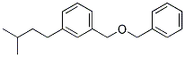 1-BENZYLOXYMETHYL-3-(3-METHYL-BUTYL)-BENZENE Struktur