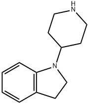 1-PIPERIDIN-4-YL-2,3-DIHYDRO-1H-INDOLE Struktur