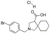 2-(4-BROMO-BENZYL)-2-AZA-SPIRO[4.5]DECANE-4-CARBOXYLIC ACID HYDROCHLORIDE Struktur