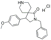 2-BENZYL-4-(4-METHOXYPHENYL)-2,8-DIAZASPIRO[4.5]DECAN-1-ONE HYDROCHLORIDE Struktur