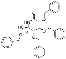 2,3,4,6-TETRA-O-BENZYL-D-GLUCONO-1,5-LACTAM Struktur