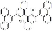 (1S)-3,3'-DI(PHENANTHREN-9-YL)-1,1'-BINAPHTHALENE-2,2'-DIOL Struktur