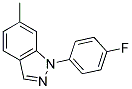 1-(4-FLUORO-PHENYL)-6-METHYL-1H-INDAZOLE Struktur