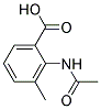 2-(ACETYLAMINO)-3-METHYLBENZOIC ACID Struktur