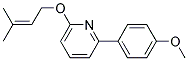 2-(4-METHOXYPHENYL)-6-[(3-METHYLBUT-2-ENYL)OXY]PYRIDINE Struktur