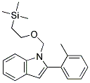 2-(2-METHYLPHENYL)-1-(2-TRIMETHYLSILYLETHOXYMETHYL)INDOLE Struktur