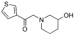 1-(3-HYDROXY-PIPERIDIN-1-YL)-2-THIOPHEN-3-YL-ETHANONE Struktur