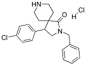 2-BENZYL-4-(4-CHLOROPHENYL)-2,8-DIAZASPIRO[4.5]DECAN-1-ONE HYDROCHLORIDE Struktur