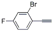 1-BROMO-2-ETHYNYL-5-FLUORO-BENZENE Struktur