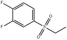 1,2-DIFLUORO-4-ETHYLSULFONYLBENZENE Struktur