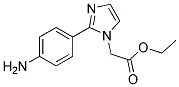 [2-(4-AMINO-PHENYL)-IMIDAZOL-1-YL]-ACETIC ACID ETHYL ESTER Struktur