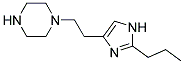 1-[2-(2-PROPYL-1H-IMIDAZOL-4-YL)-ETHYL]-PIPERAZINE Struktur