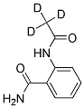 2-(ACETAMIDO-2,2,2-D3)BENZAMIDE Struktur