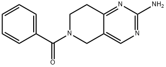 [2-AMINO-7,8-DIHYDROPYRIDO[4,3-D]PYRIMIDIN-6(5H)-YL](PHENYL)METHANONE Struktur