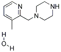 1-(3-Methyl-pyridin-2-ylmethyl)-piperazine HYDRATE Struktur