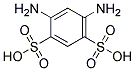 2,4-Diamino-Benzene-1,5-Disulfonic Acid Struktur