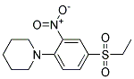 1-[4-(Ethylsulphonyl)-2-nitrophenyl]piperidine Struktur