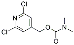 (2,6-Dichloropyridin-4-yl)methyl N,N-dimethylcarbamate Struktur