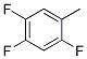 2,4,5-Trifluoromethylbenzene Struktur