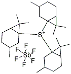 TRIARYLSULFONIUM HEXAFLUOROANTIMONATE SALTS, MIXED Struktur