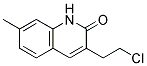 3-(2-CHLOROETHYL)-7-METHYL-2(1H)-QUINOLINONE Struktur