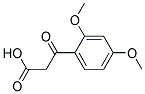 3-(2,4-DIMETHOXY-PHENYL)-3-OXO-PROPIONIC ACID Struktur