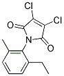 3,4-DICHLORO-1-(2-ETHYL-6-METHYLPHENYL)-2,5-DIHYDRO-1H-PYRROLE-2,5-DIONE, TECH Struktur