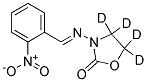 3-[(2-NITRO-BENZYLIDENE)-AMINO]-OXAZOLIDIN-2-ONE-D4 Struktur