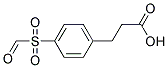 3-(4-METHANESULPHONYLOXOPHENYL)PROPANOIC ACID Struktur