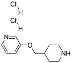 3-(4-PIPERIDINYLMETHOXY)PYRIDINEDIHYDROCHLORIDE Struktur