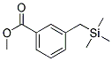 3-TRIMETHYLSILANYLMETHYL-BENZOIC ACID METHYL ESTER Struktur