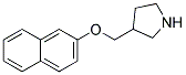 3-[(2-NAPHTHYLOXY)METHYL]PYRROLIDINE Struktur